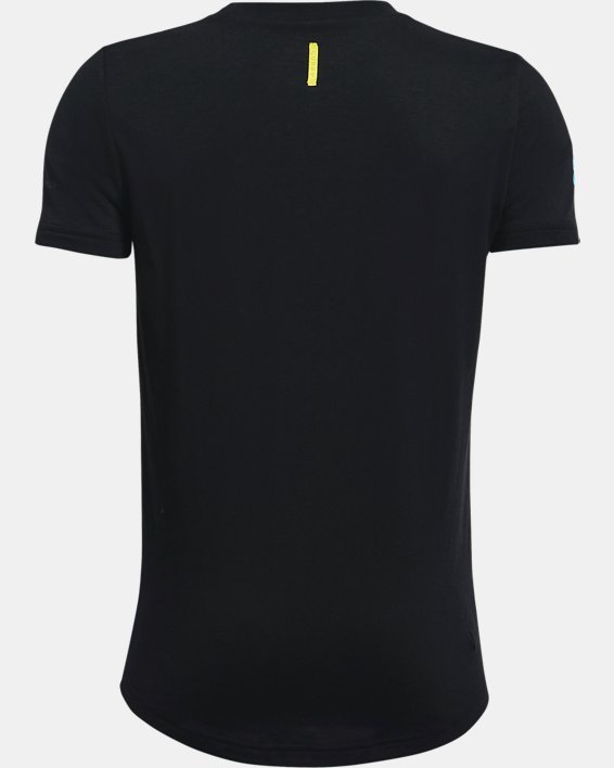 Boys' Curry Super Steph T-Shirt, Black, pdpMainDesktop image number 1